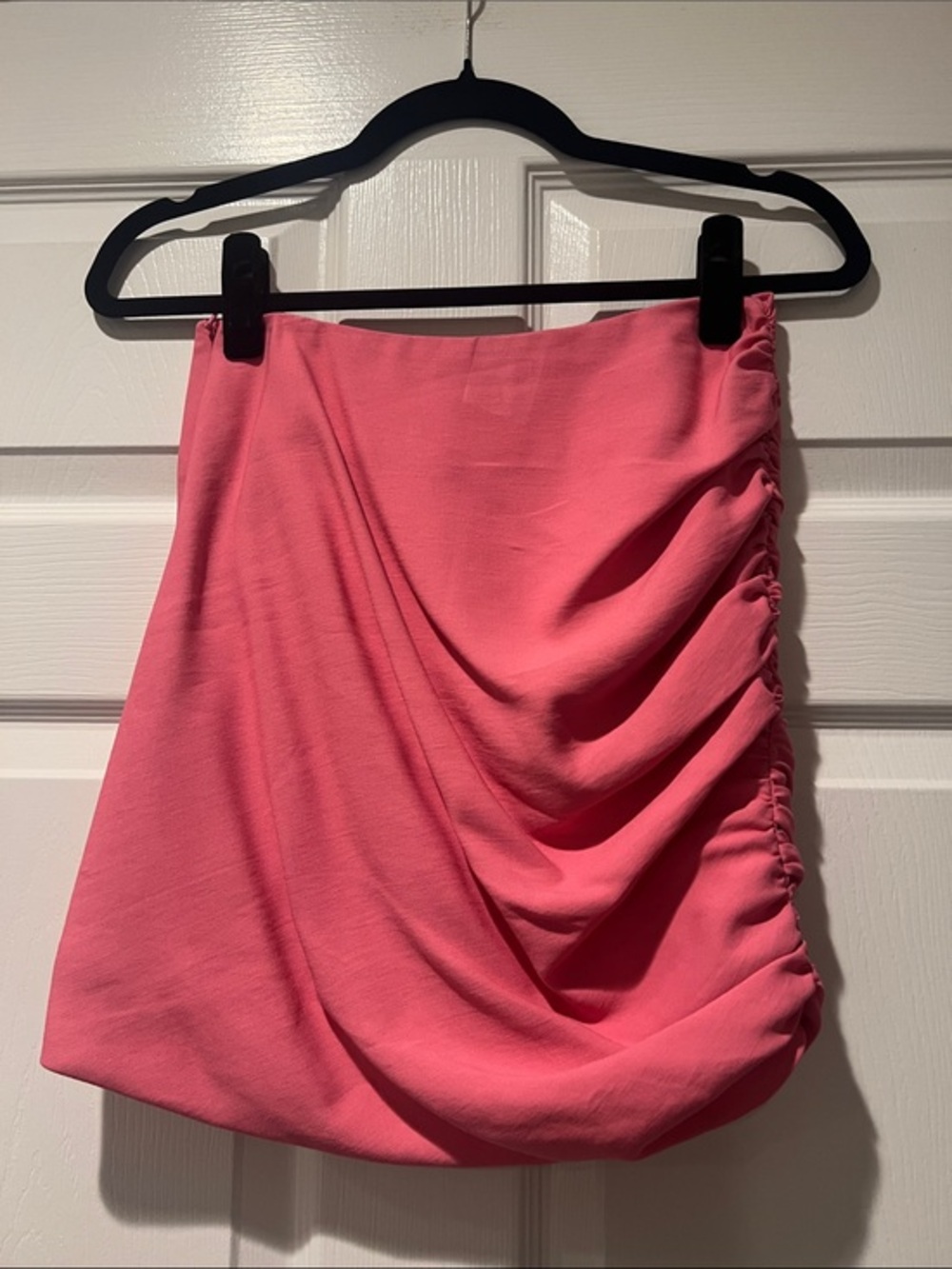 THE SEI Ruched Pink Women’s Mini Skirt SIZE 0